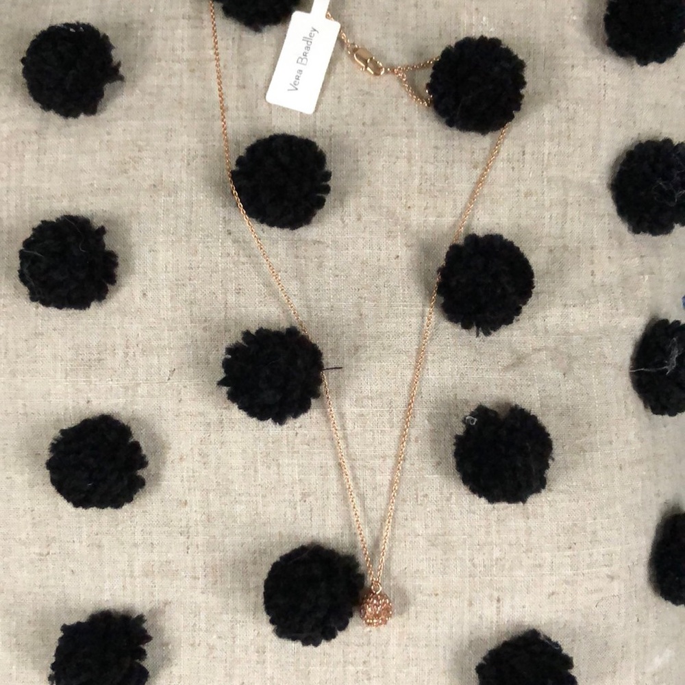 Vera Bradley Rad Fireball rose gold tone necklace - Picture 2 of 4